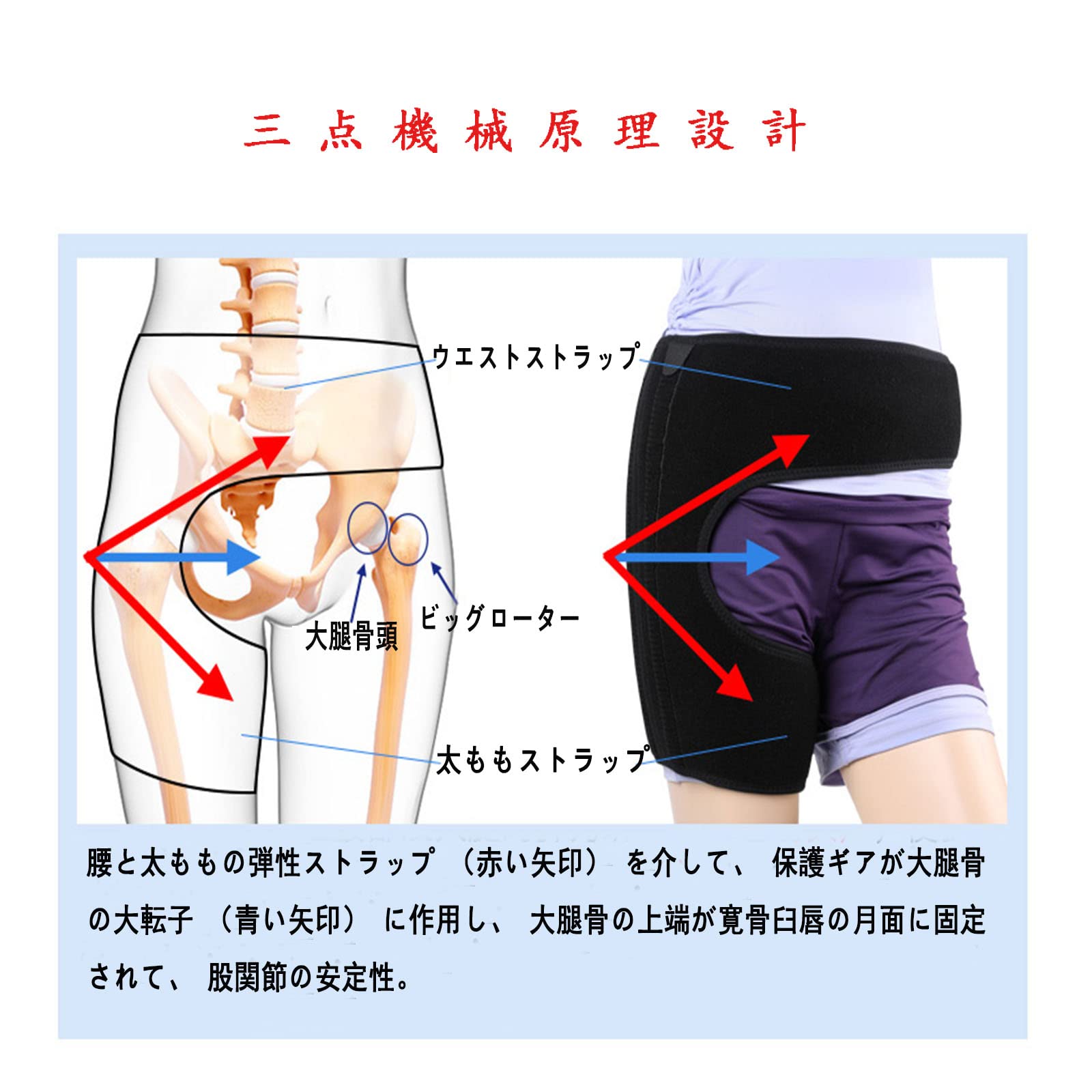 Amazon.co.jp: 坐骨神経痛を和らげるための女性と男性のための